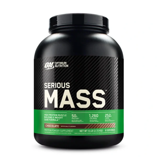 Serious-Mass-Optimun-Nutrition 6 LB CHOCOLATE