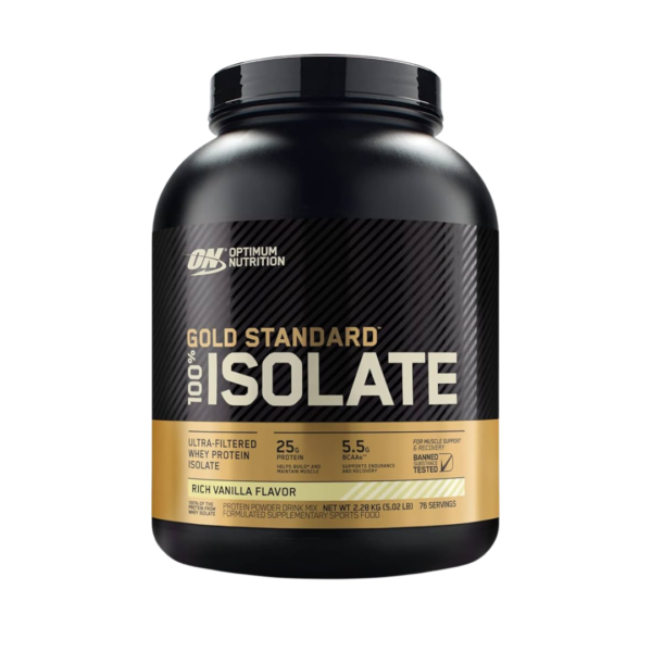 gold standard isolate 5lb vainilla