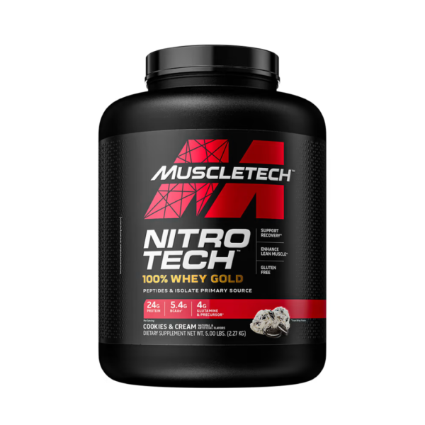 nitro whey gold 5lb cookie